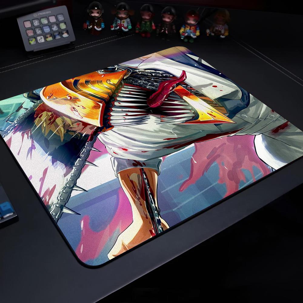 Gaming Accessories Men - Anime Chainsaw Man Mouse Pad Gaming