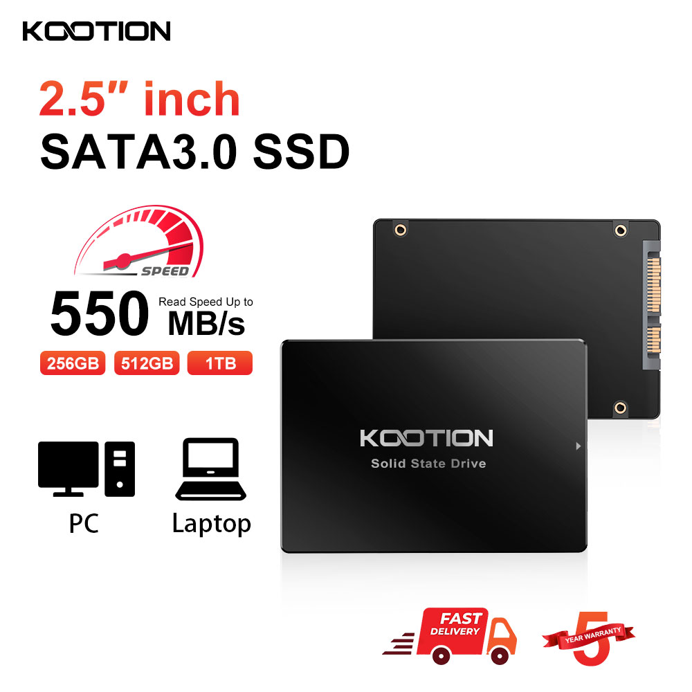 Samsung Ssd Evo 870 - KOOTION SATA3 Solid State Drive 2.5