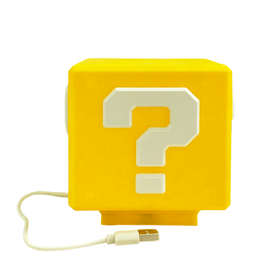 Gaming Accessories Decor - 2026Question Block Lamp with Sound Effects