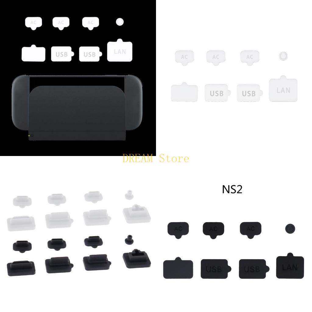 Gaming Accessories Best - Pack Of 8 Silicone Dustproof Protective