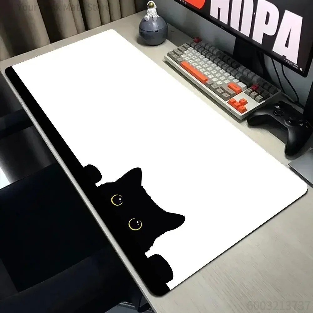Funny black cat Mouse Pads Cut - огляд і ціна Gaming Accessories Companies