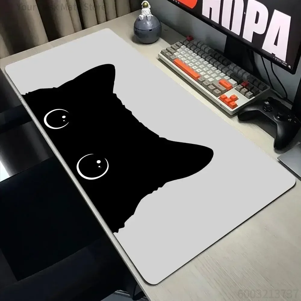 Funny black cat Mouse Pads Cut - огляд і ціна Gaming Accessories Companies