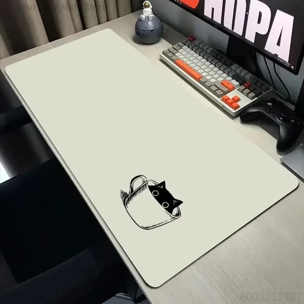 Funny black cat Mouse Pads Cut - огляд і ціна Gaming Accessories Companies