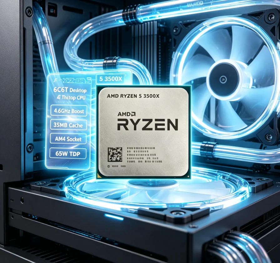 AMD Ryzen 5 3500X AM4 Desktop  - огляд і ціна Amd Cpu Ryzen 5