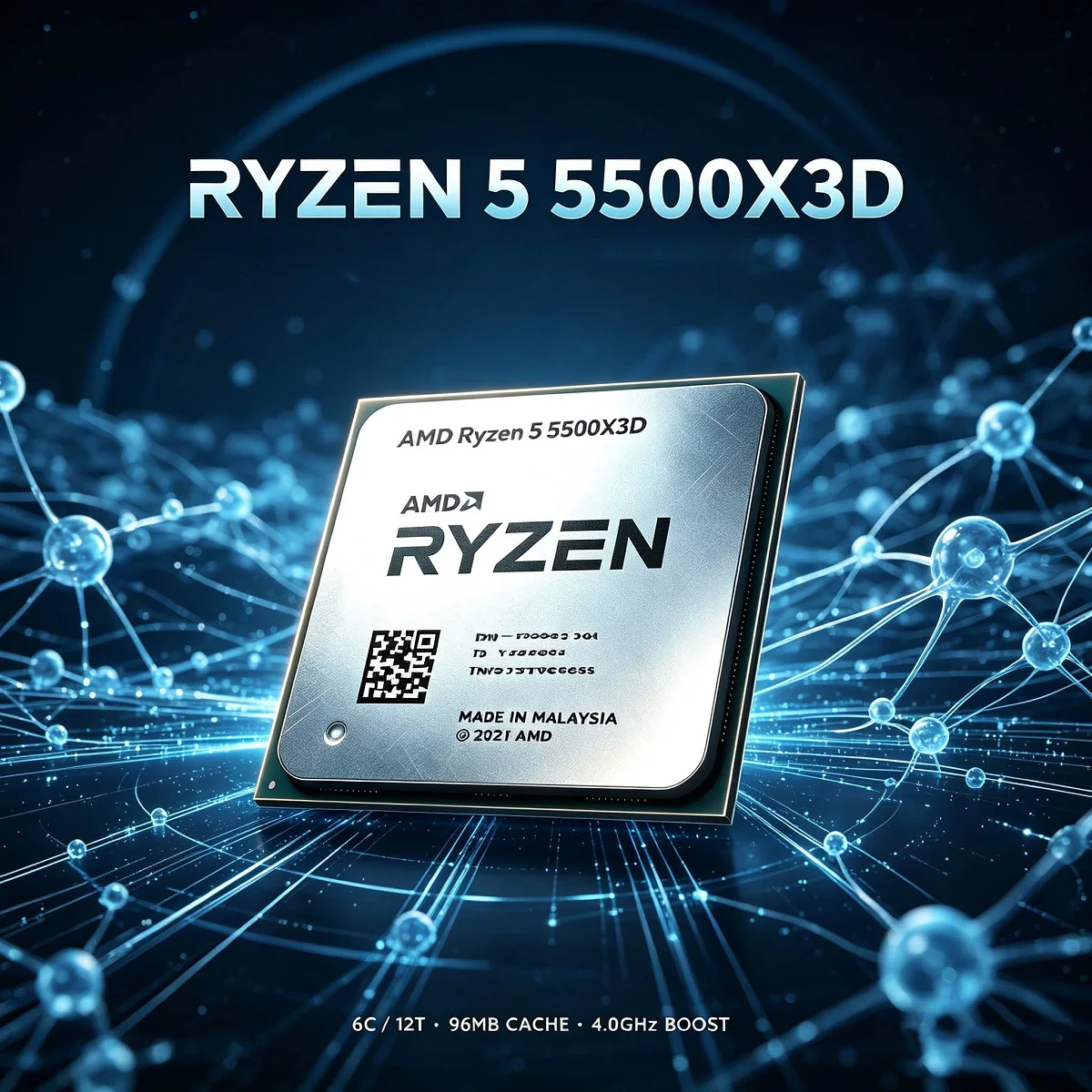 AMD Ryzen 5 5500X3D R5 5500X3D - огляд і ціна Amd Cpu Ryzen 5