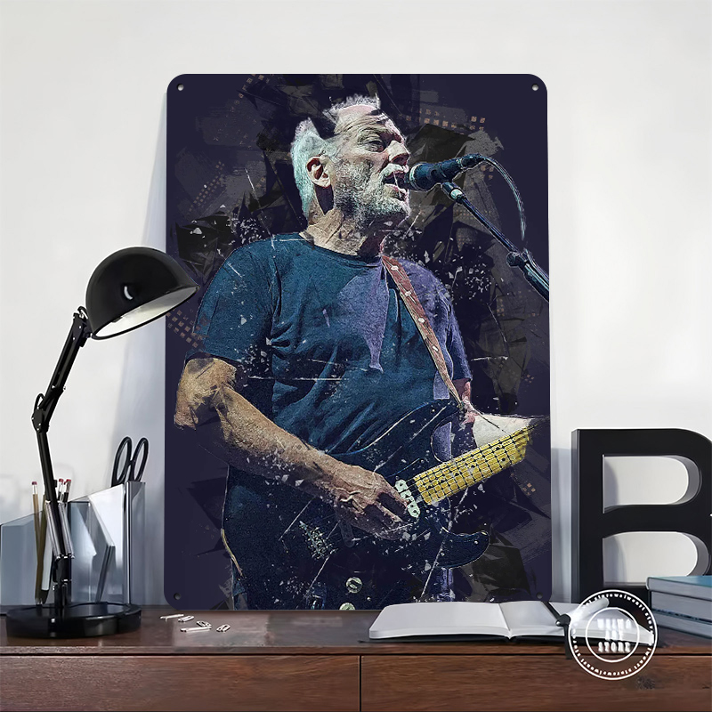 David Gilmour Metal Poster Cus - огляд і ціна Gaming Accessories Men