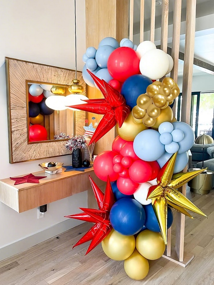 126pcs Kozee Red Blue Gold Bal - огляд і ціна Gaming Accessories Decor