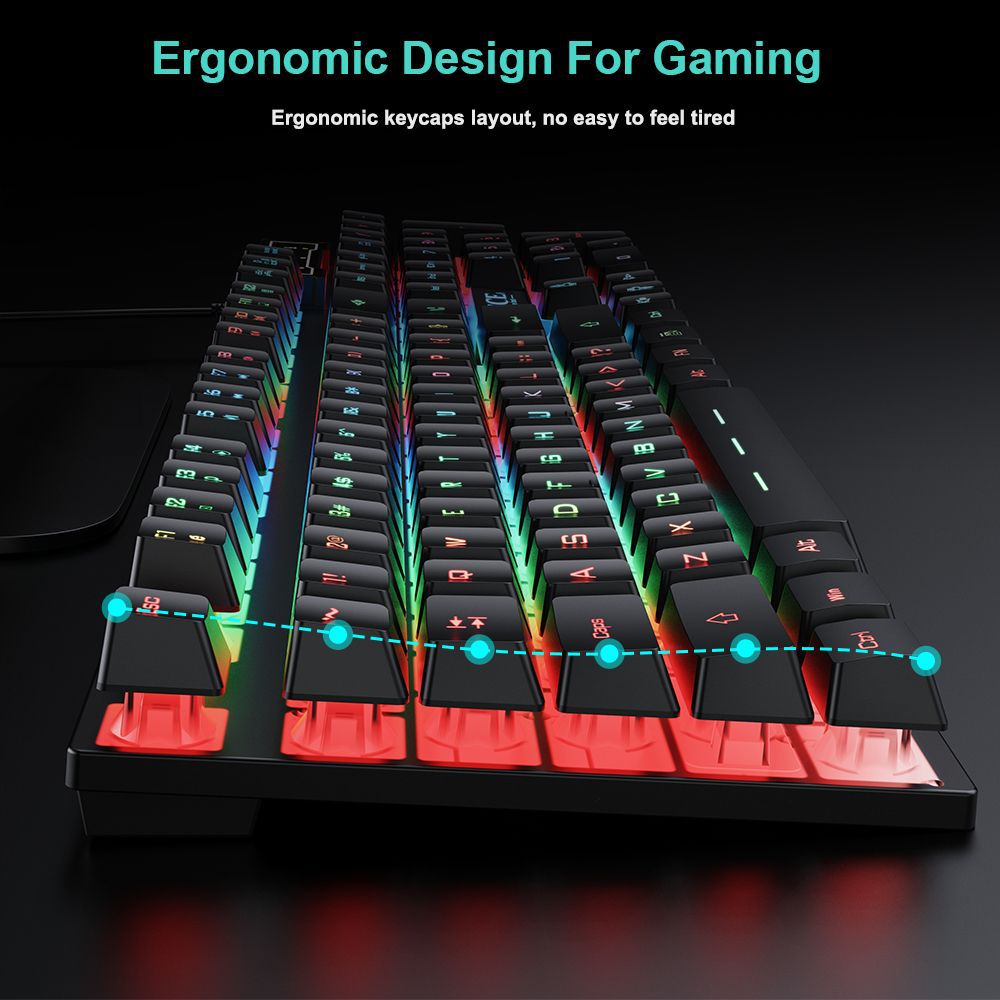 Waterproof Luminous Wired Gami - огляд і ціна Gaming Accessories Combo