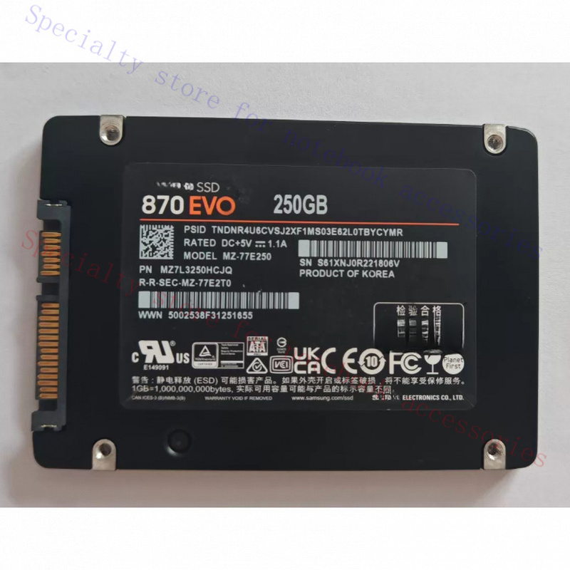 R+  Used FOR Samsung SSD 870 E - огляд і ціна Samsung Ssd Evo 870