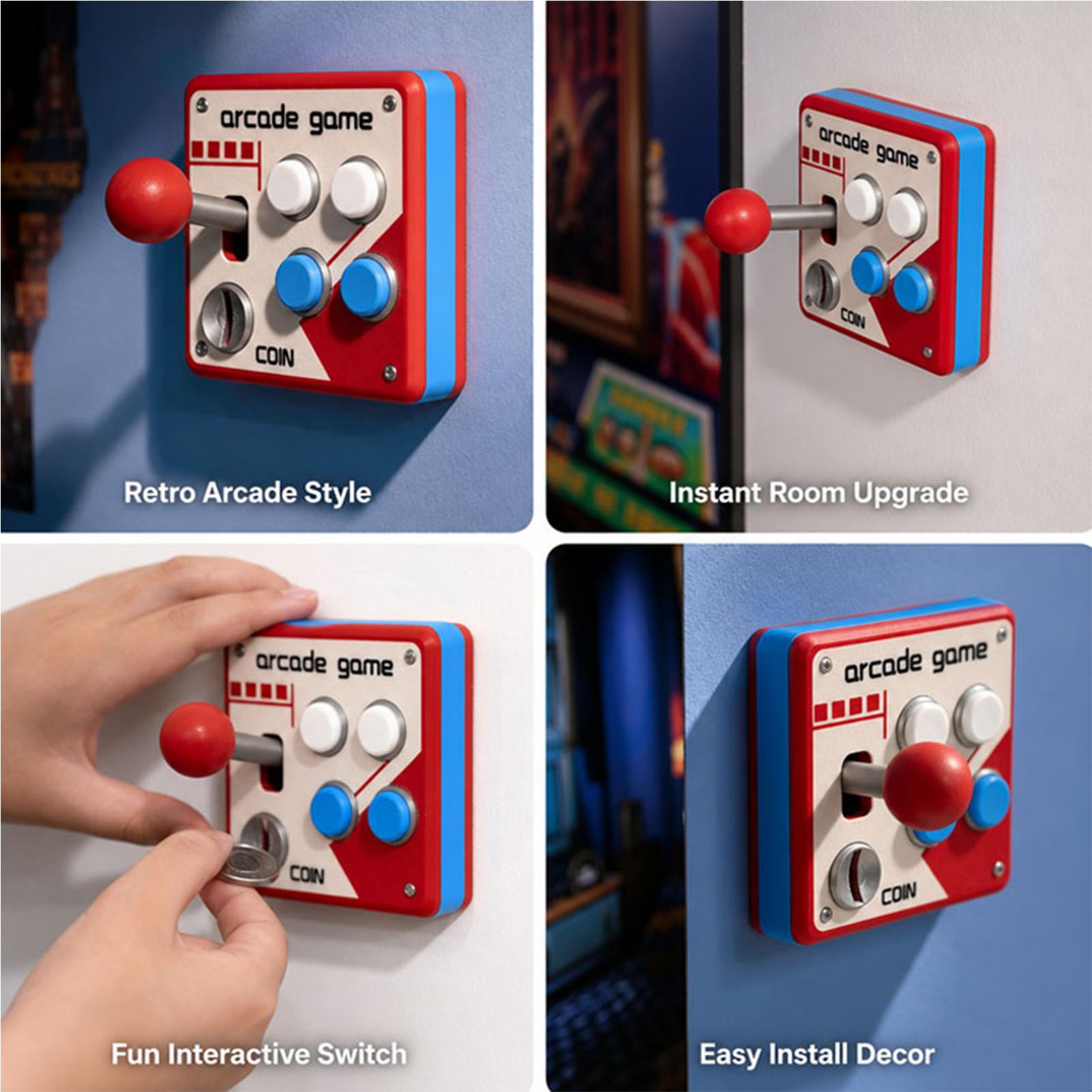 Creative Retro Arcade Game Lig - огляд і ціна Gaming Accessories Decor