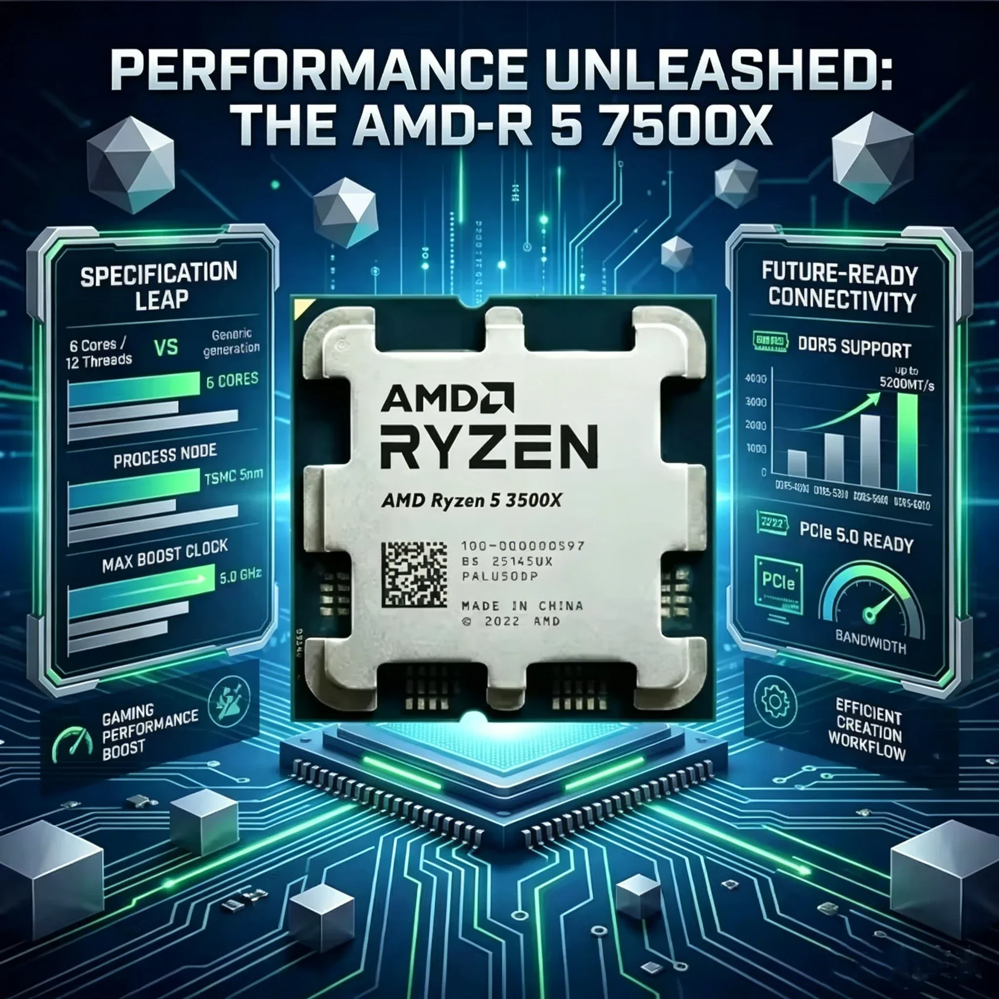 AMD Ryzen 5 3500X R5 3500X 6-C - огляд і ціна Amd Cpu Ryzen 5