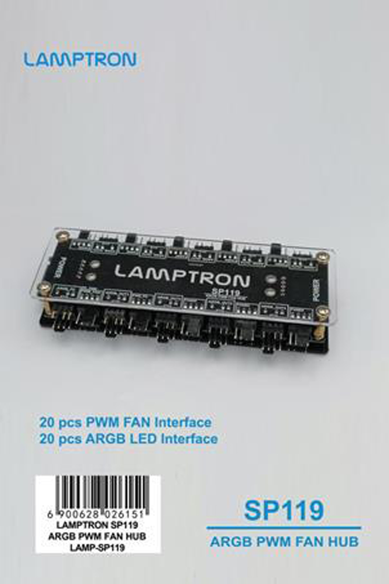 LAMPTRON 20-Way ARGB PWM Fan H - огляд і ціна Gaming Hardware And Accessories