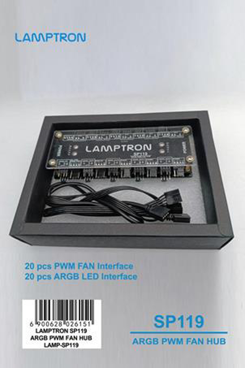 LAMPTRON 20-Way ARGB PWM Fan H - огляд і ціна Gaming Hardware And Accessories