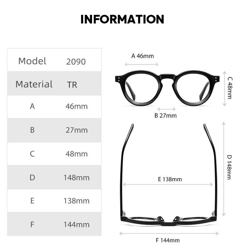 New Retro Round Glasses Frame  - огляд і ціна Gaming Accessories Men