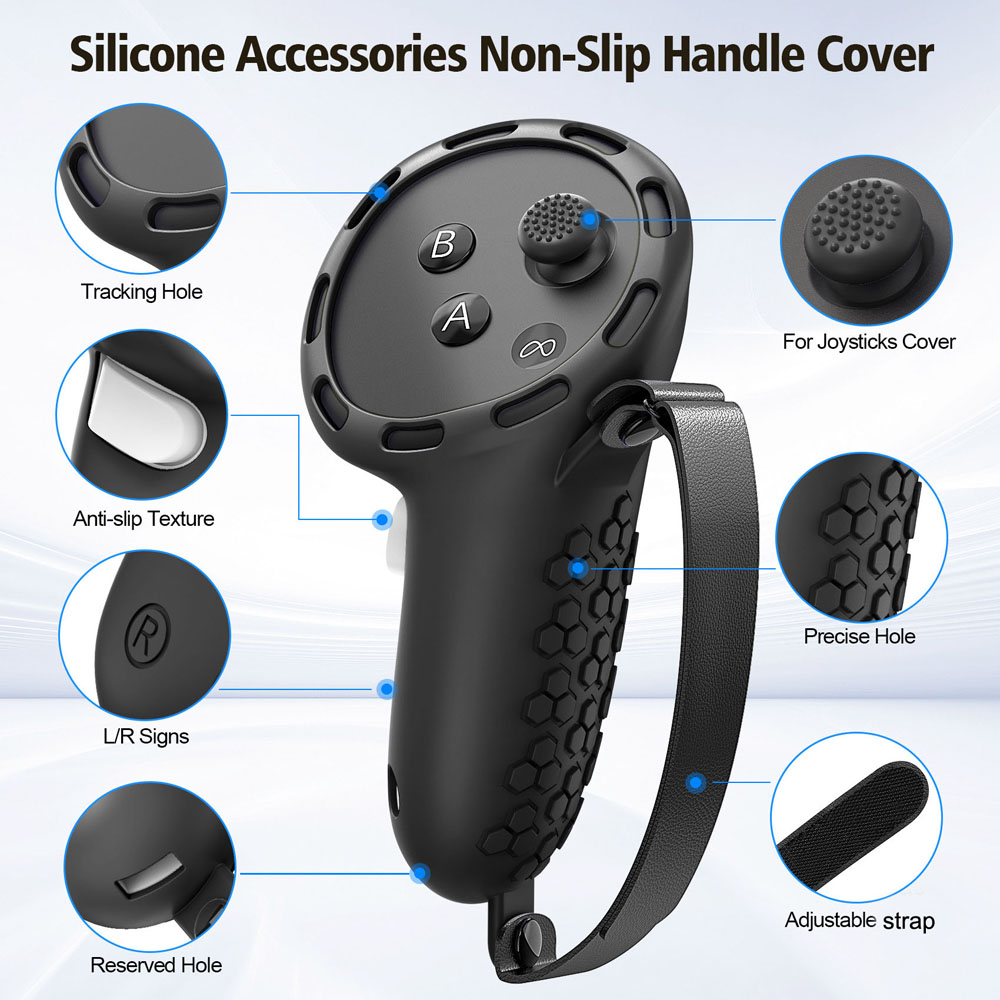 7in1 Silicone Protective Kit f - огляд і ціна Controller Grip Cover