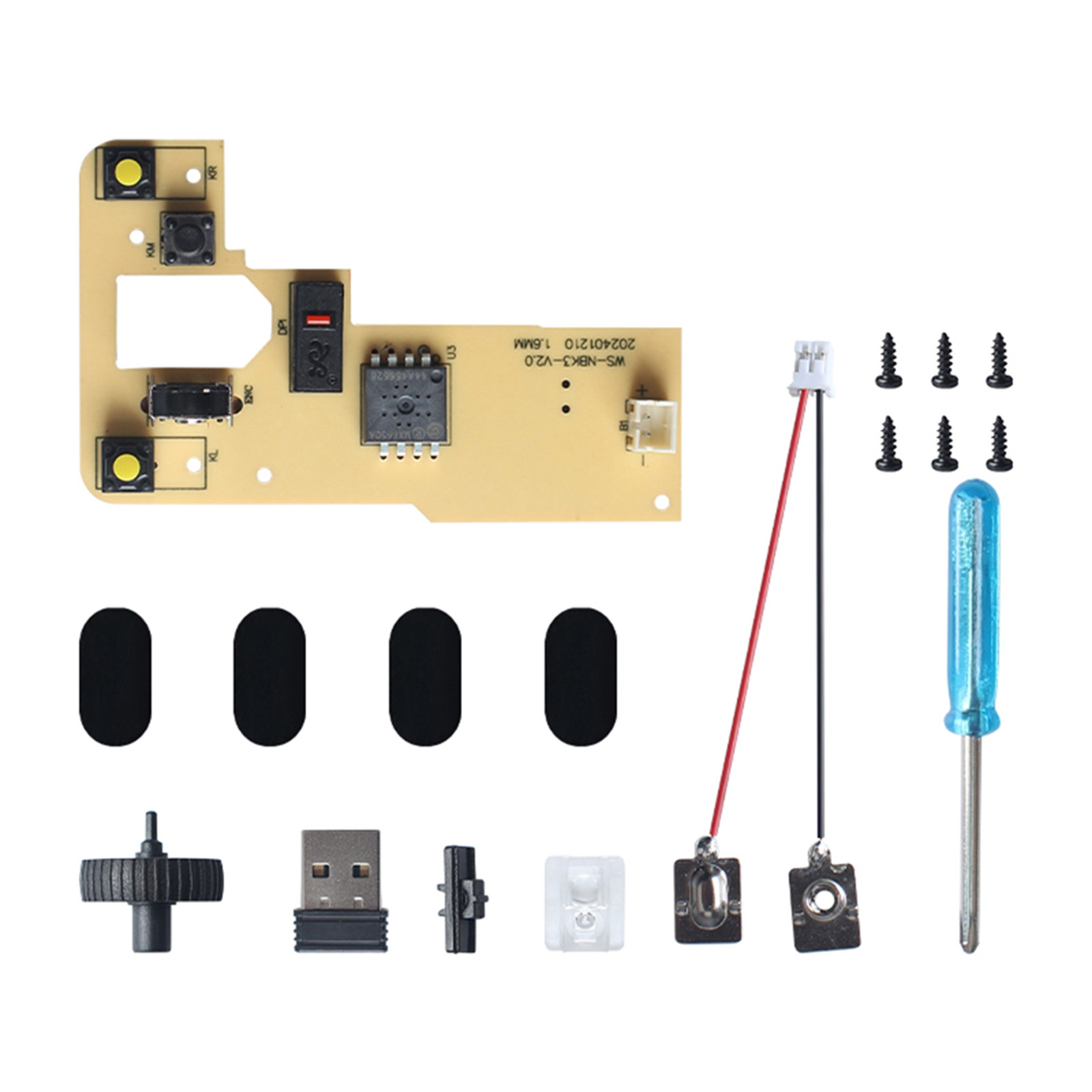 1 Set DIY Wireless Mouse Print - огляд і ціна Gaming Hardware And Accessories